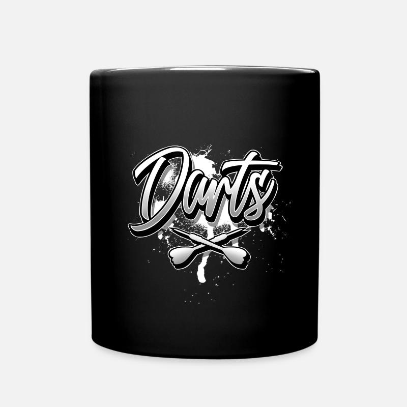 Darts - Tasse einfarbig - Schwarz