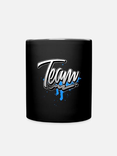 Team - Tasse einfarbig - Schwarz