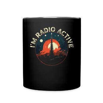 Amateurfunker Morsecode Radioaktivität - Tasse einfarbig - Schwarz - Vorne