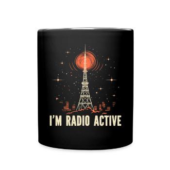 Amateurfunker Morsecode Radioaktivität - Tasse einfarbig - Schwarz - Vorne