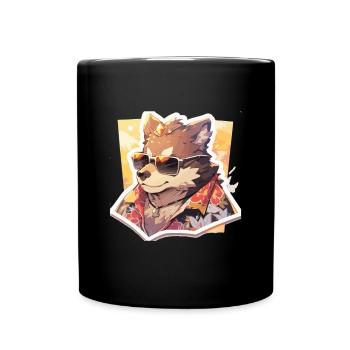 Dogs Pet Dog Owner Dog Lover Animal - Full Colour Mug - black - Front
