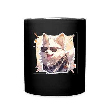 Dogs Pet Dog Owner Dog Lover Animal - Full Colour Mug - black - Front