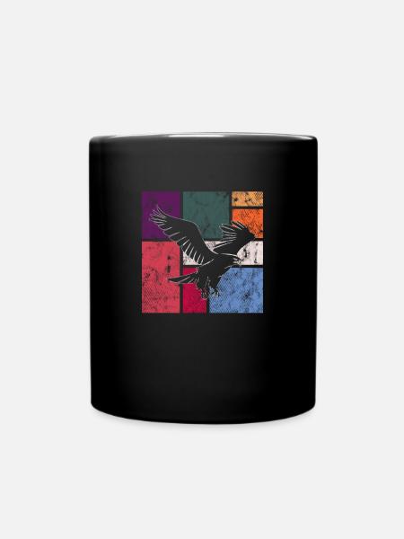 Adler - Tasse einfarbig - Schwarz