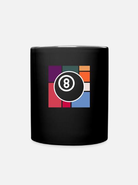 Billiards - Tasse einfarbig - Schwarz