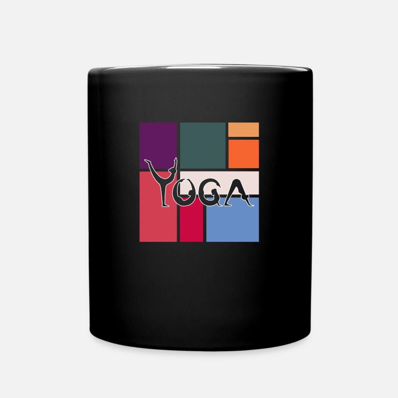 Yoga - Tasse einfarbig - Schwarz