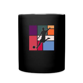 Soccer - Full Colour Mug - black - Front