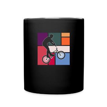 BMX - Full Colour Mug - black - Front