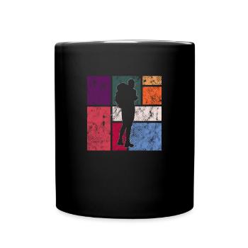 Wander - Full Colour Mug - black - Front