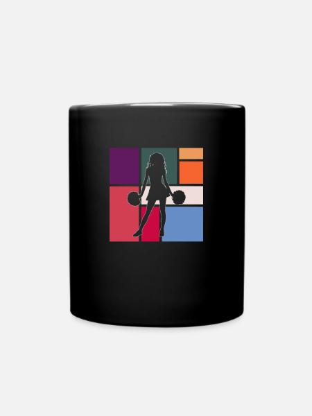 Cheerleading - Tasse einfarbig - Schwarz