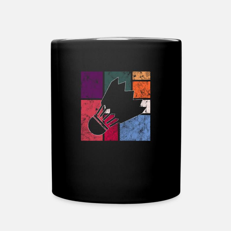Badminton - Tasse einfarbig - Schwarz