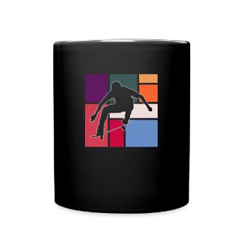 Skating - Full Colour Mug - black - Front