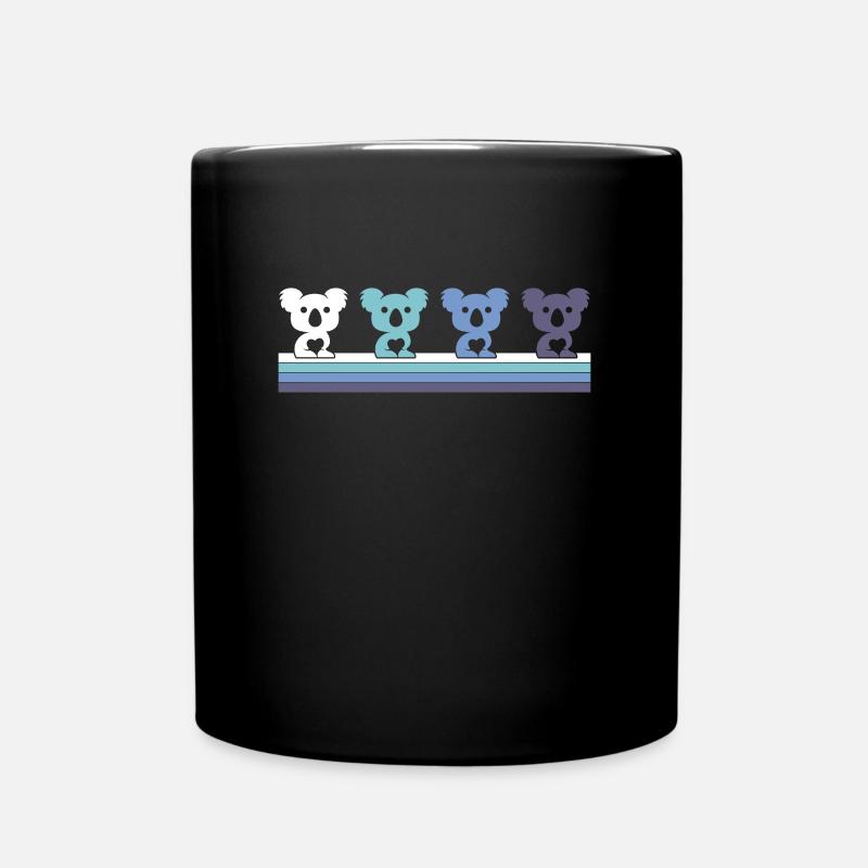 Koala - Tasse einfarbig - Schwarz