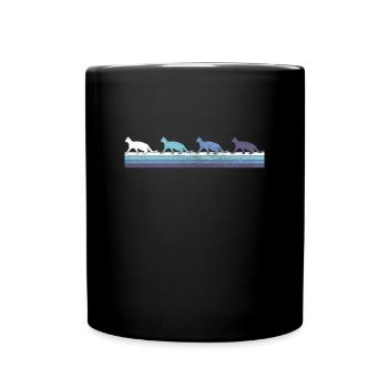 Chat - Mug uni - noir - Devant