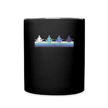 Meditation - Full Colour Mug - black - Front