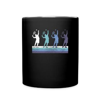 Tennis - Mug uni - noir - Devant