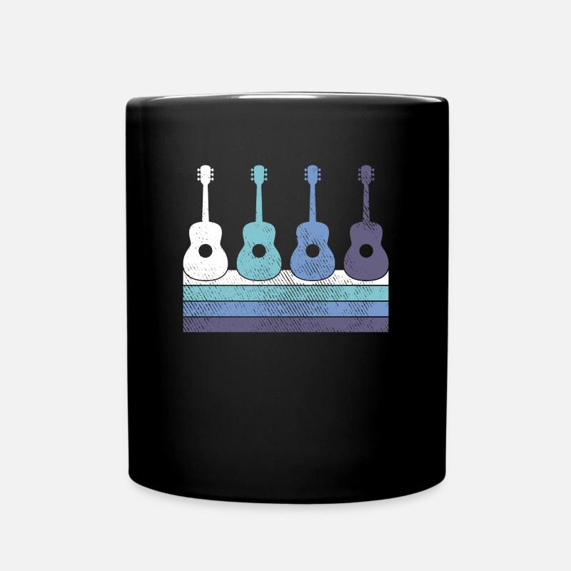 Gitarre - Tasse einfarbig - Schwarz