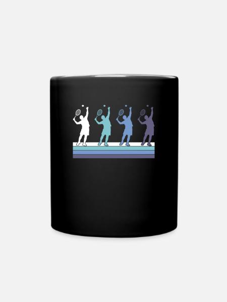 Tennis - Mug uni - noir