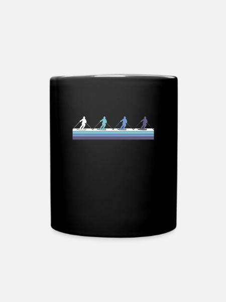 Ski - Tasse einfarbig - Schwarz