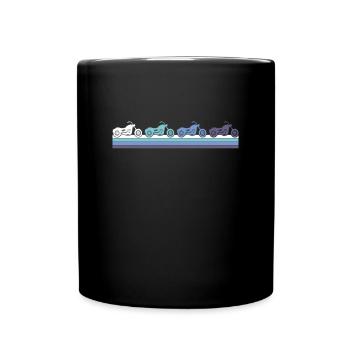 Motorcycle - Full Colour Mug - black - Front