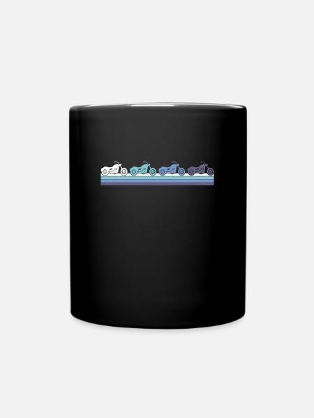 Motorrad - Tasse einfarbig - Schwarz