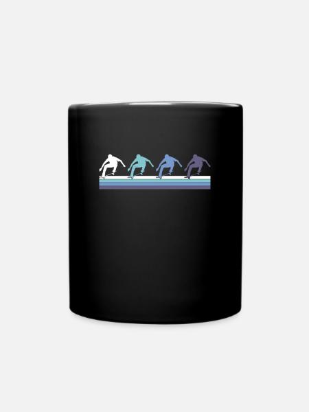 Skaten - Tasse einfarbig - Schwarz