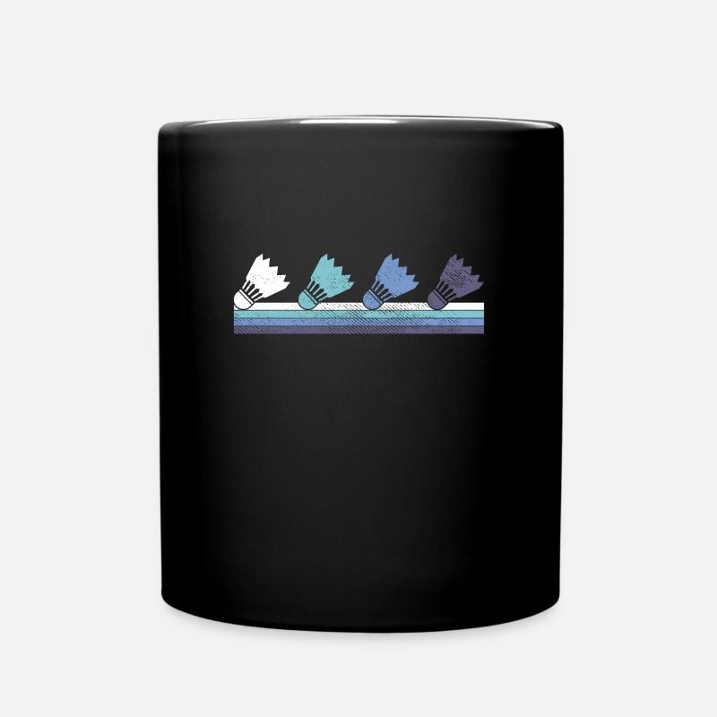 Badminton - Tasse einfarbig - Schwarz