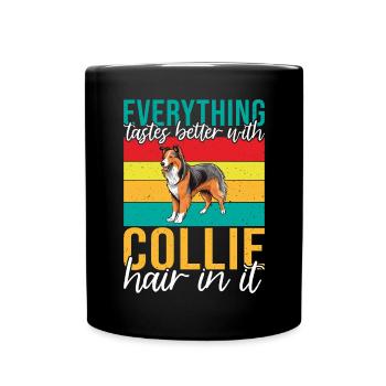 Cadeaux Collie - Mug uni - noir - Devant