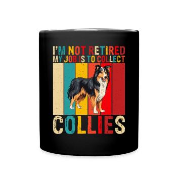 Cadeaux Collie - Mug uni - noir - Devant