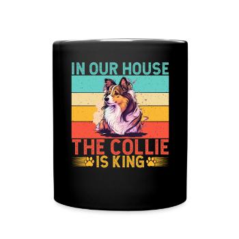 Collie Gifts - Tasse einfarbig - Schwarz - Vorne