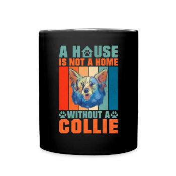 Cadeaux Collie - Mug uni - noir - Devant