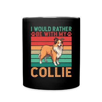 Cadeaux Collie - Mug uni - noir - Devant