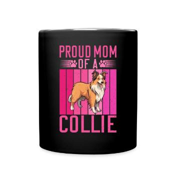Cadeaux Collie - Mug uni - noir - Devant