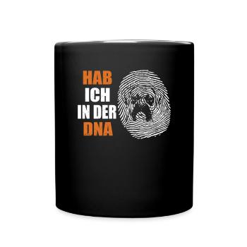 Hund Boxer Hundebesitzer Geschenkidee - Tasse einfarbig - Schwarz - Vorne