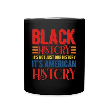Black History Month Black History - Tasse einfarbig - Schwarz - Vorne