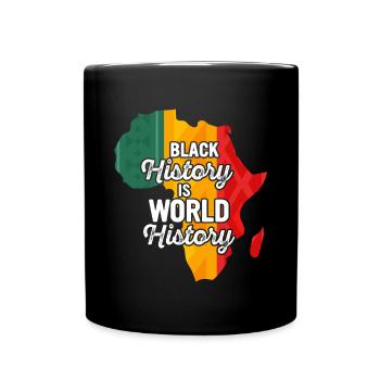 Black History Month Black History - Tasse einfarbig - Schwarz - Vorne