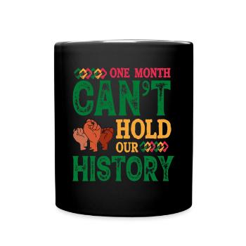 Black History Month Black History - Tasse einfarbig - Schwarz - Vorne