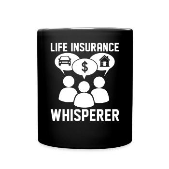 Funny Agent Broker - Full Colour Mug - black - Front