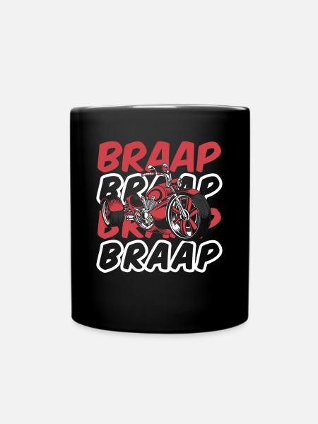 Braap Dreirad Motorrad Threewheeler Trikebike - Tasse einfarbig - Schwarz