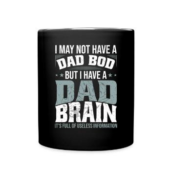 Je n’ai peut-être pas papa Bod - Mug uni - noir - Devant