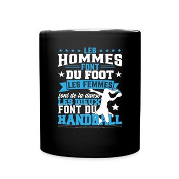 Handball Humour Cadeau Femmes - Mug uni - noir - Devant