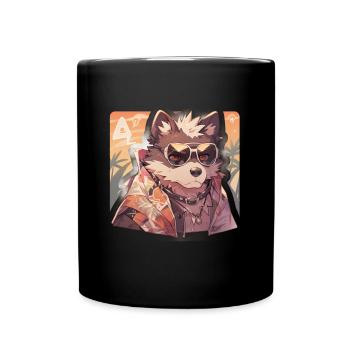 Chiens Chien Propriétaire Chien Amoureux Animal - Mug uni - noir - Devant