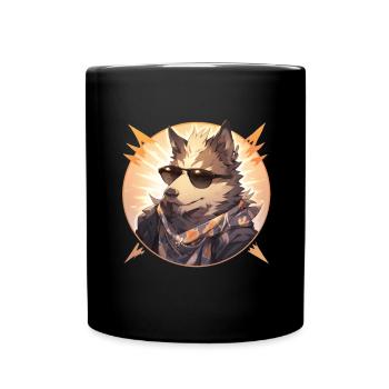Dogs Pet Dog Owner Dog Lover Animal - Full Colour Mug - black - Front