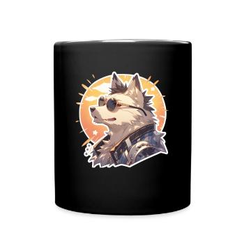 Chiens Chien Propriétaire Chien Amoureux Animal - Mug uni - noir - Devant