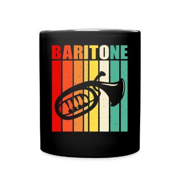 Bariton Baritonist - Tasse einfarbig - Schwarz - Vorne