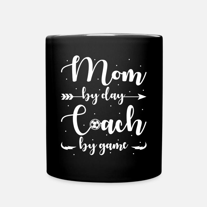 Fußball Mama Mutter Am Tag Trainer am Spieltag - Tasse einfarbig - Schwarz