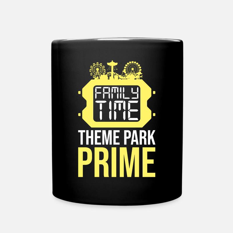 Amusement park Amusement park Family outing - Full Colour Mug - black