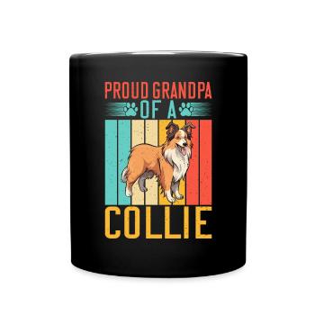 Collie Gifts - Tasse einfarbig - Schwarz - Vorne