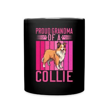 Cadeaux Collie - Mug uni - noir - Devant