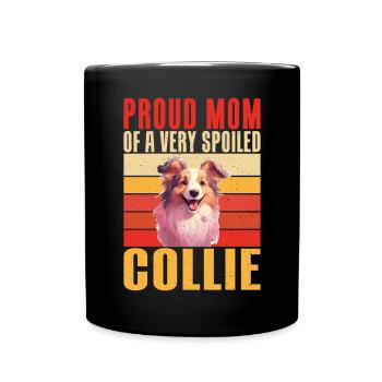 Cadeaux Collie - Mug uni - noir - Devant