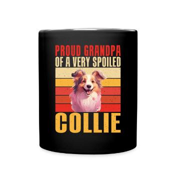 Collie Gifts - Tasse einfarbig - Schwarz - Vorne